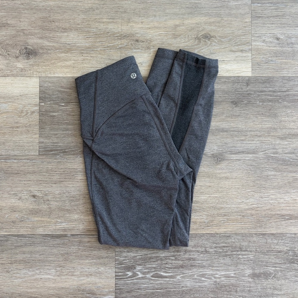 lululemon athletica Gray Wunder Leggings